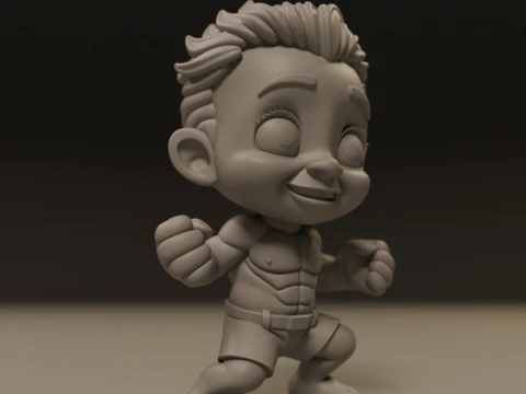 Child hulk 3D Print Model