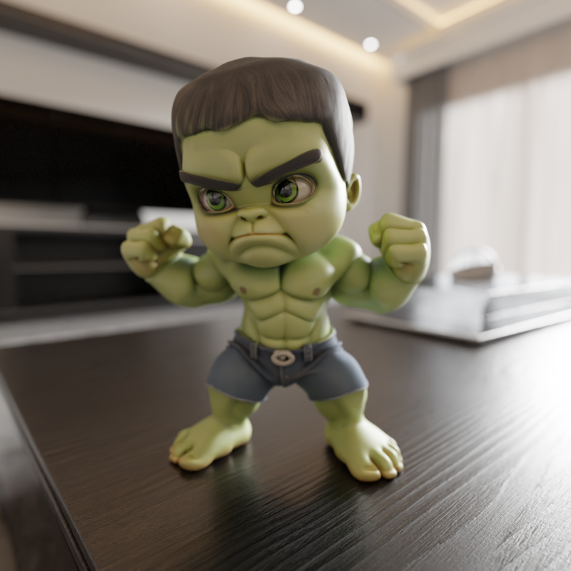 Child hulk Modelo de impresión 3D .c4d .max .obj .3ds .fbx .stl .blend 