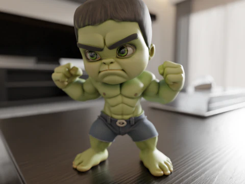 niño hulk Modelo de impresión 3D