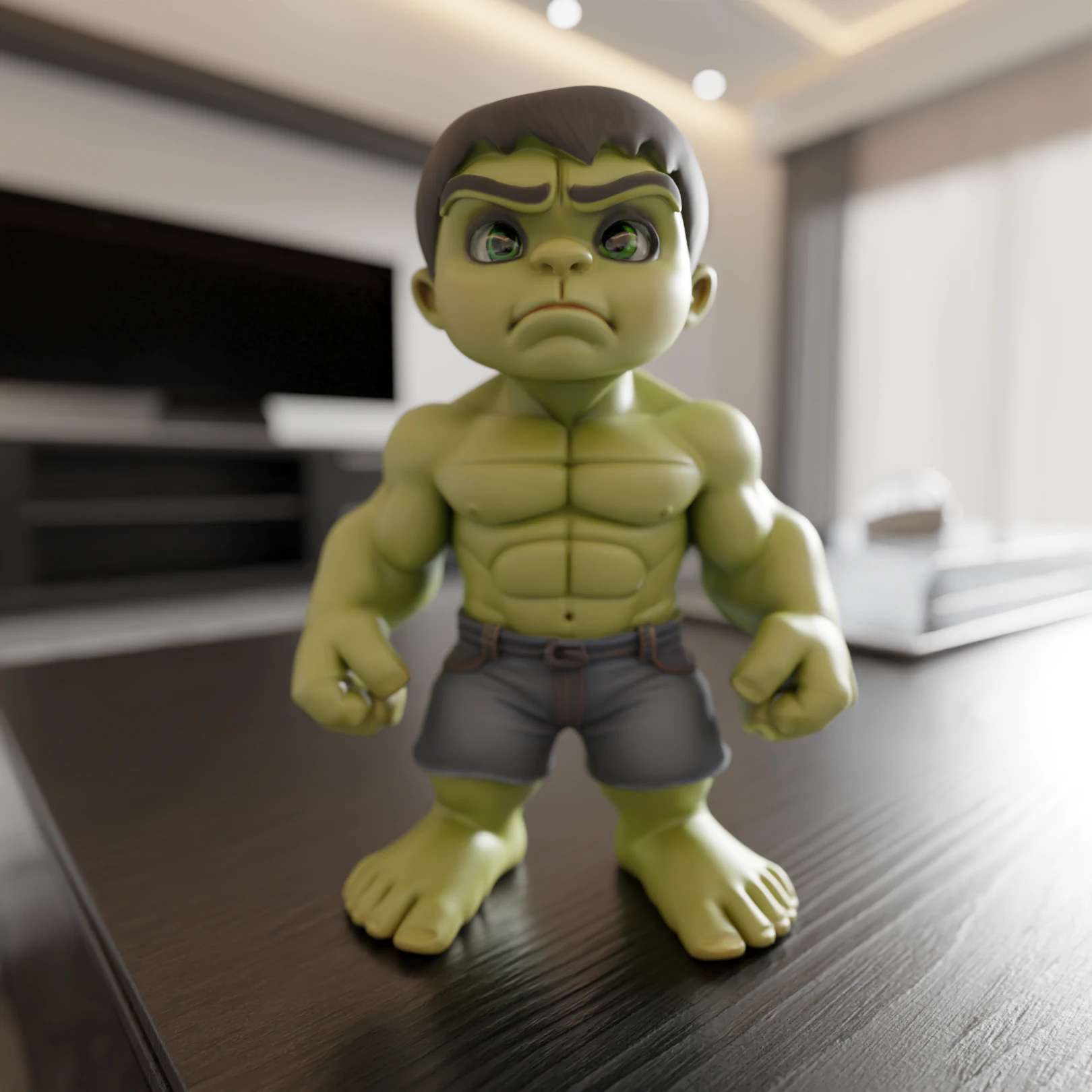 Child hulk 3D Print Model .c4d .max .obj .3ds .fbx .stl .blend 