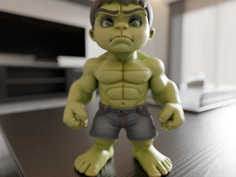 niño hulk Modelo de impresión 3D
