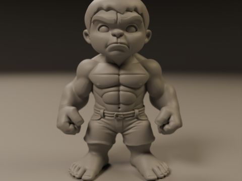 Child hulk 3D Baskı Modeli