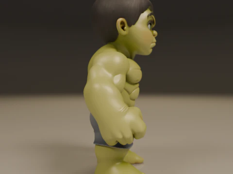 Child hulk 3D Print Model