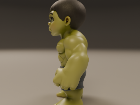 Child hulk 3D Baskı Modeli