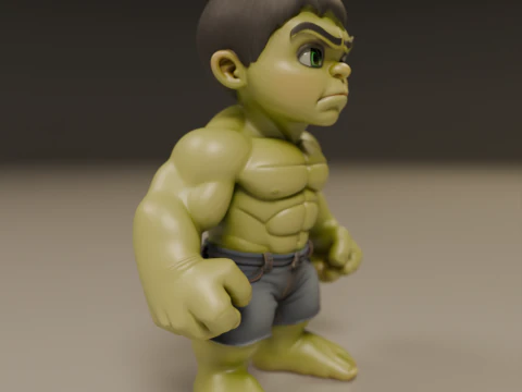 Child hulk 3D Print Model
