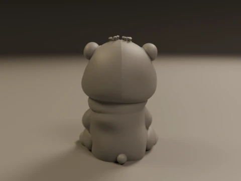 Baby pig 3D Print Model