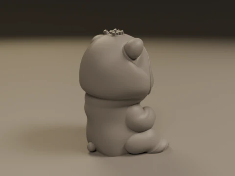 Baby pig 3D Print Model