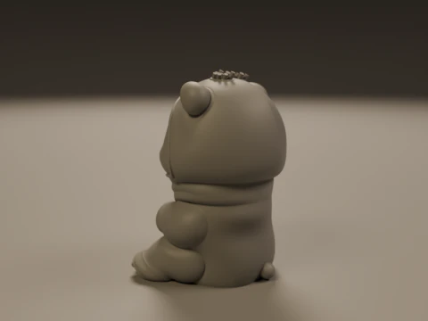 Baby pig 3D Print Model