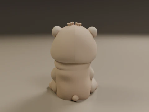 Baby pig 3D Print Model