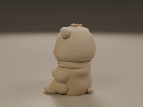 Baby pig 3D Print Model