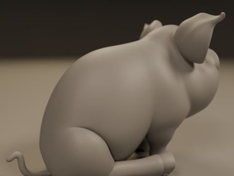 Baby pig 3Dプリントモデル