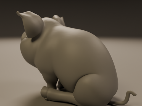 Baby pig 3Dプリントモデル
