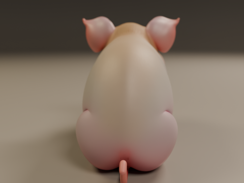 Baby pig 3Dプリントモデル