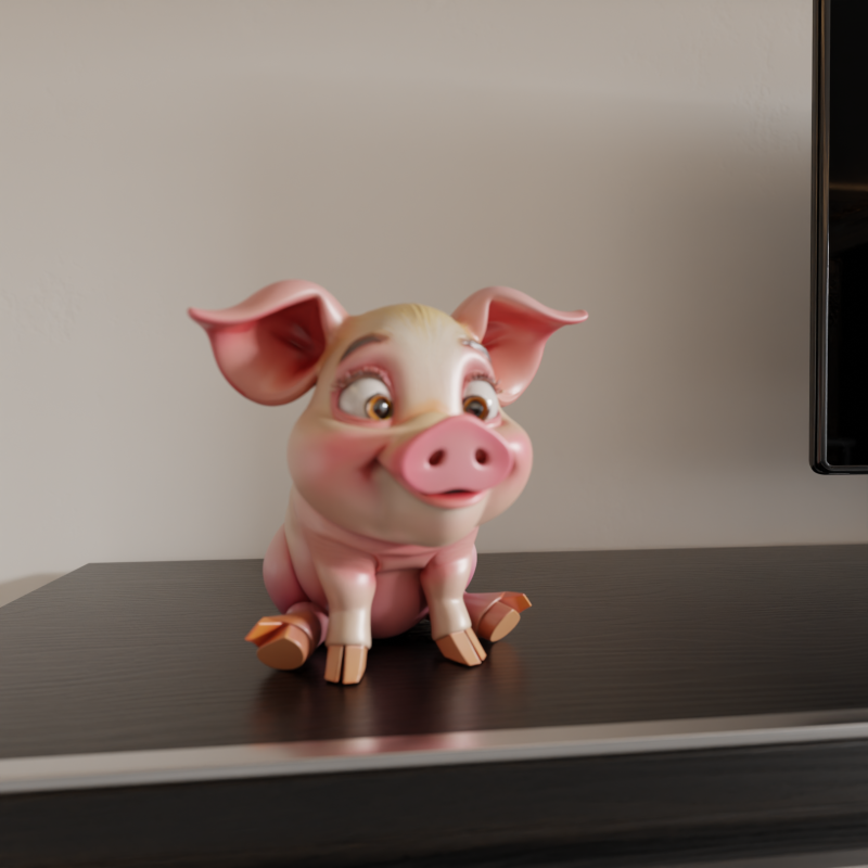 Baby pig Modelo de impresión 3D .c4d .max .obj .3ds .fbx .stl .blend