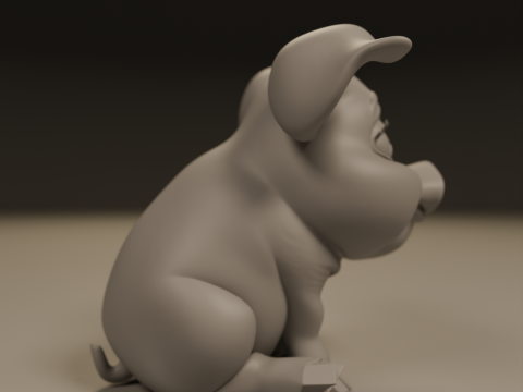 Baby pig Modelo de impresión 3D