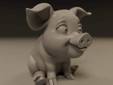 Baby pig Modelo de impresión 3D