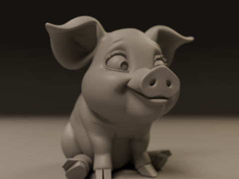 Baby pig Modelo de impresión 3D