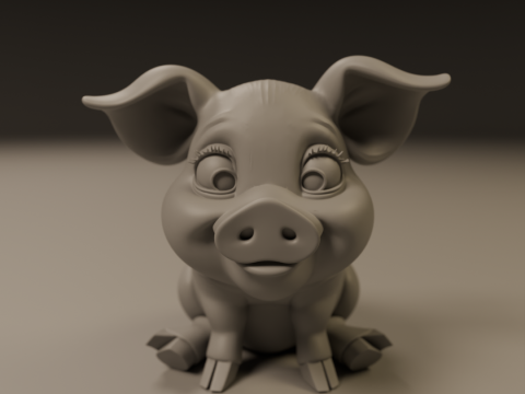 Baby pig Modelo de impresión 3D