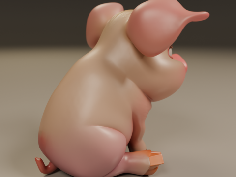 Baby pig Modelo de impresión 3D