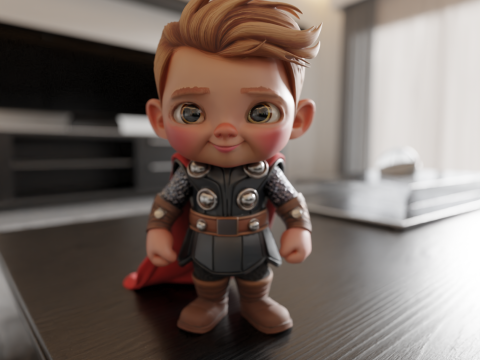 Mini Thor Modèles 3D en vedette