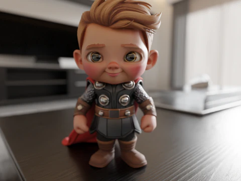 Mini Thor 3D Print Model