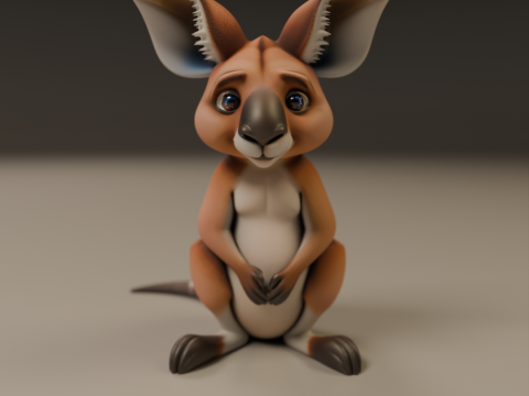 Kangaroo 3D Принт Модель