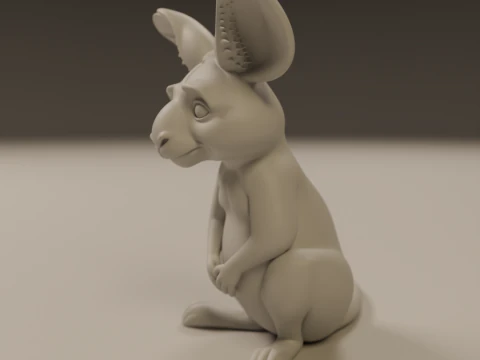 Kangaroo 3D Print Model