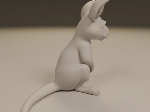 Kangaroo 3D Print Model