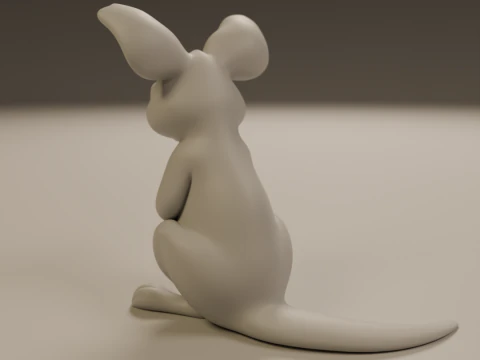 Kangaroo 3D Print Model