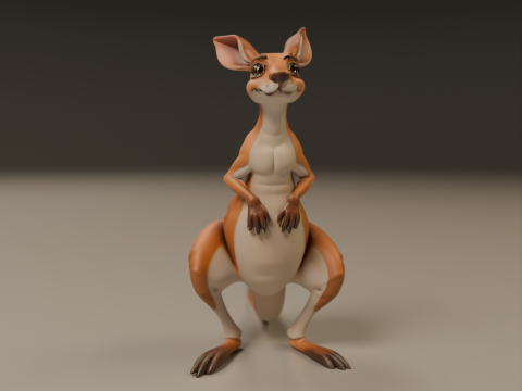 Kangaroo 3Dプリントモデル