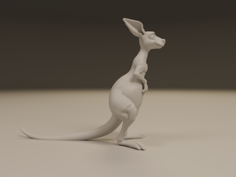 Kangaroo 3Dプリントモデル