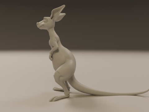 Kangaroo 3Dプリントモデル