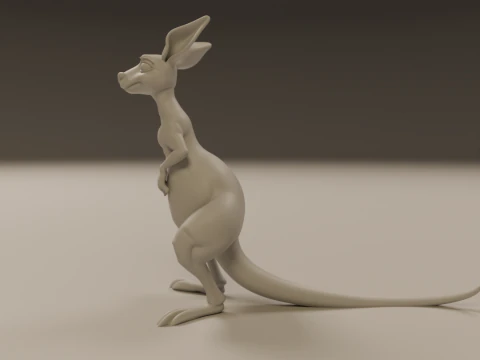 Kangaroo 3D Print Model