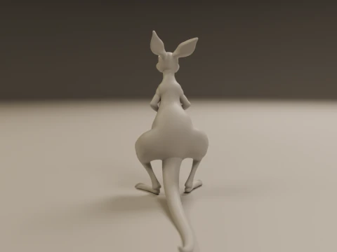 Kangaroo 3D Print Model