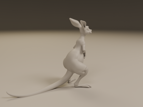 Kangaroo 3Dプリントモデル