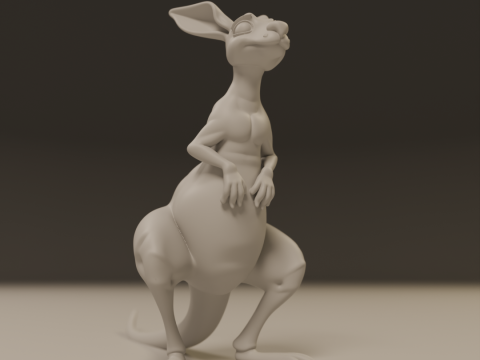 Kangaroo 3Dプリントモデル