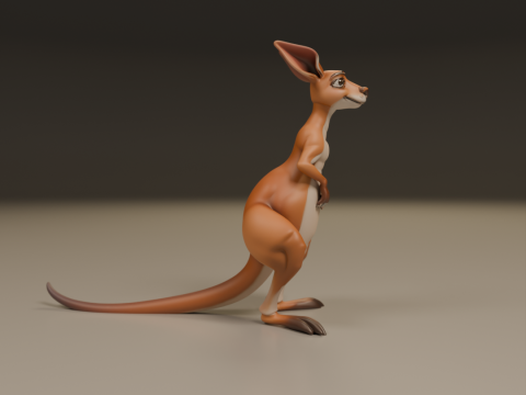 Kangaroo 3Dプリントモデル