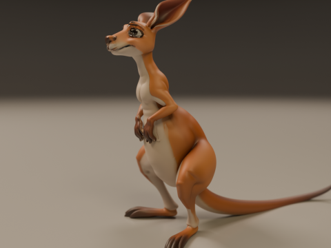 Kangaroo 3Dプリントモデル