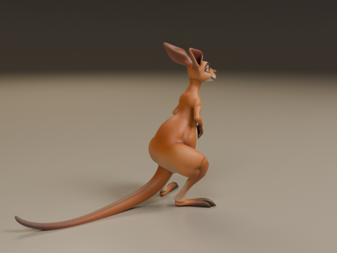 Kangaroo 3Dプリントモデル