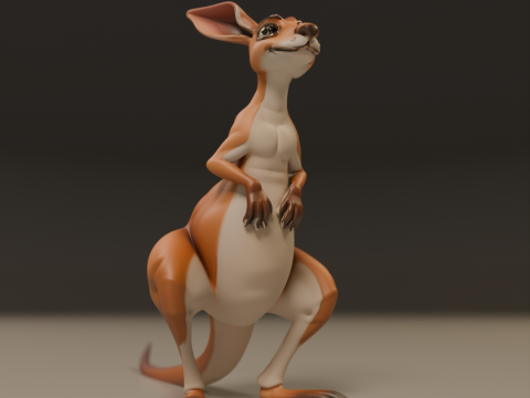 Kangaroo 3Dプリントモデル