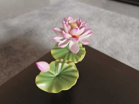 Lotus flower 3D Print Model