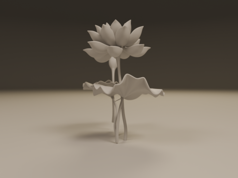 Lotus flower 3D 프린트 모델