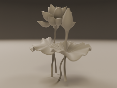 Lotus flower 3D 프린트 모델