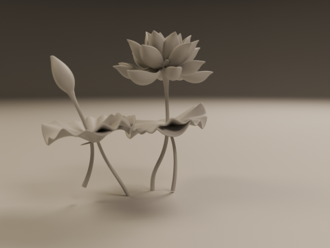 Lotus flower 3D 프린트 모델