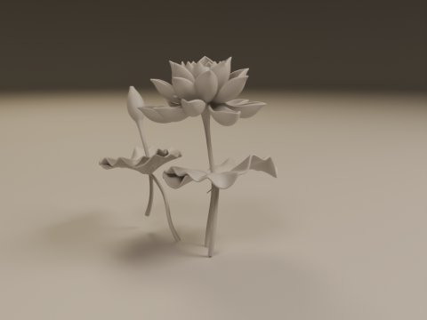 Lotus flower 3D 프린트 모델