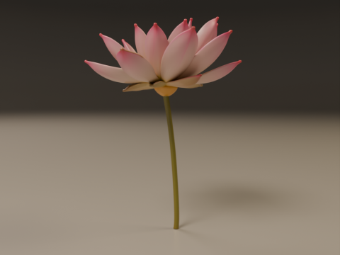 Lotus flower 3D 프린트 모델