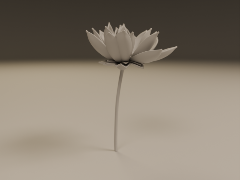 Lotus flower 3D 프린트 모델