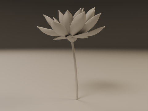 Lotus flower 3D 프린트 모델