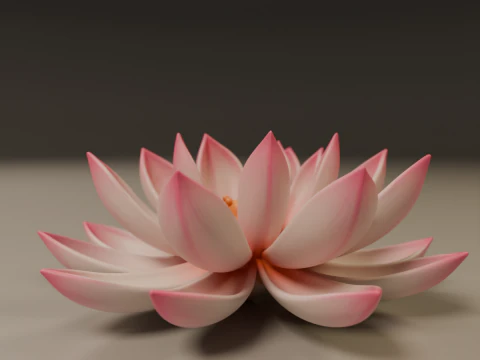 Lotus flower 3D Print Model