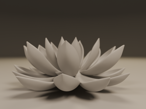 Lotus flower Modello di stampa 3D